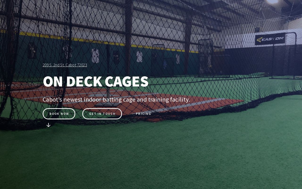 14 Indoor Batting Cages & Pricing — On Deck Batting Cages — Long